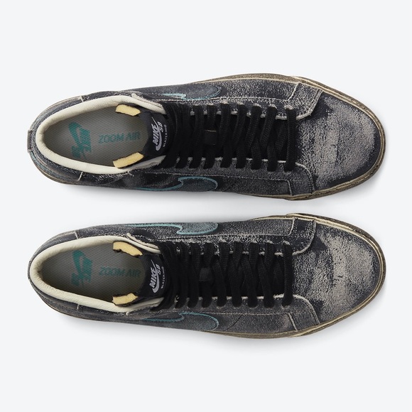 Nike SB Zoom Blazer Mid Premium Faded Black - Picture 4 of 8
